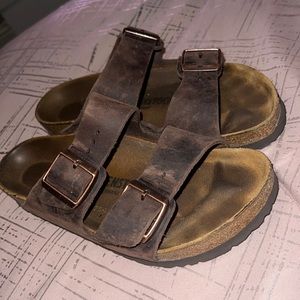 Birkenstocks - brown. Size 38